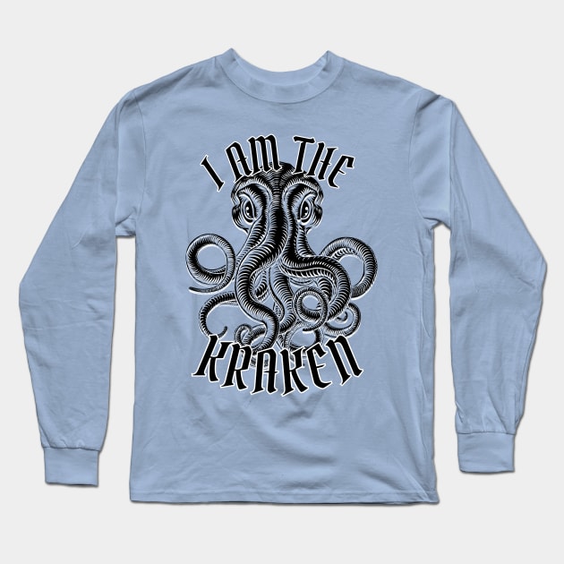I am the kraken Long Sleeve T-Shirt by Ellidegg